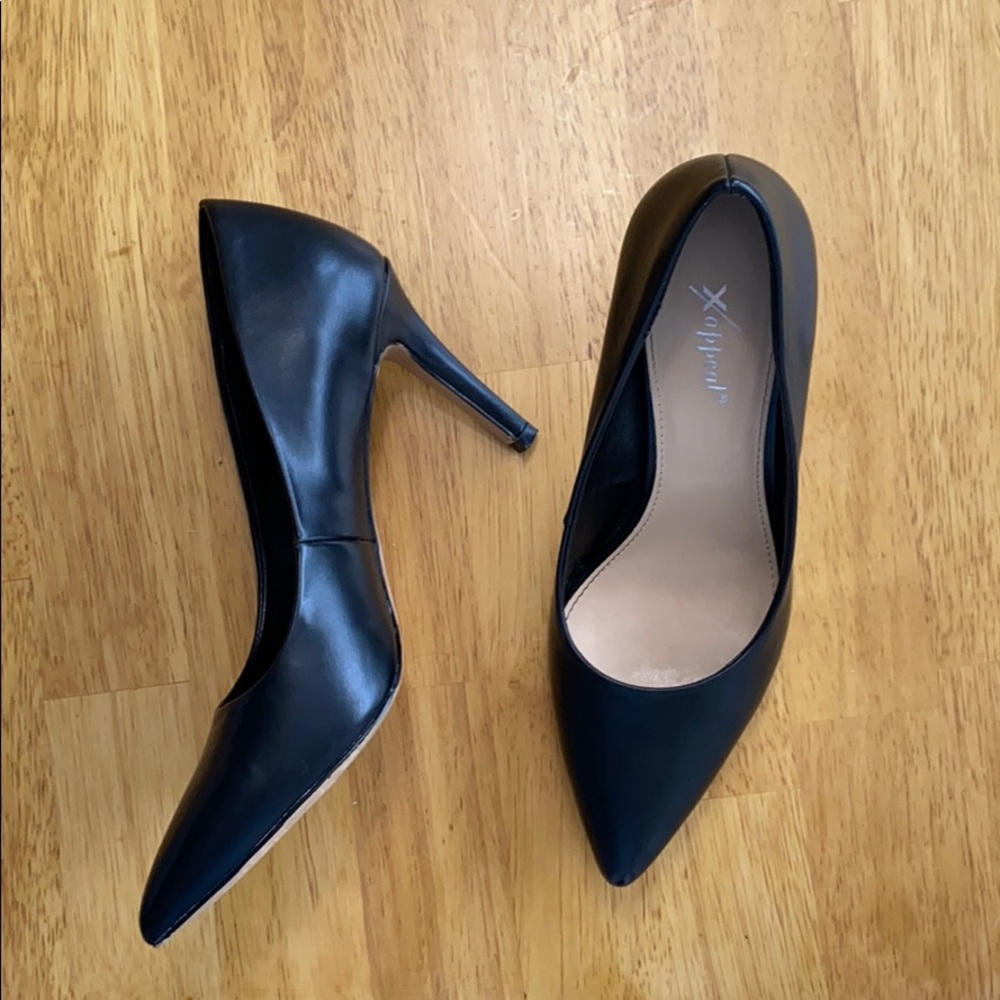 Black high heels